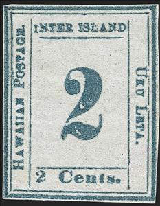 Stamp, Numeral 2, Hawaii,  