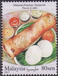 Stamp, Cuisines Of Malaysia - Indian, Malaysia,  , Food, Gastronomy