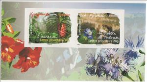 Booklet Pane, Plants of the South, France,  , Flowers, Plants (Flora)