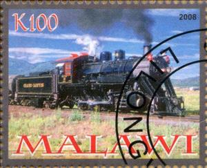 Stamp, Locomotive, Cinderellas,  , Locomotives, Railways, Steam Traction