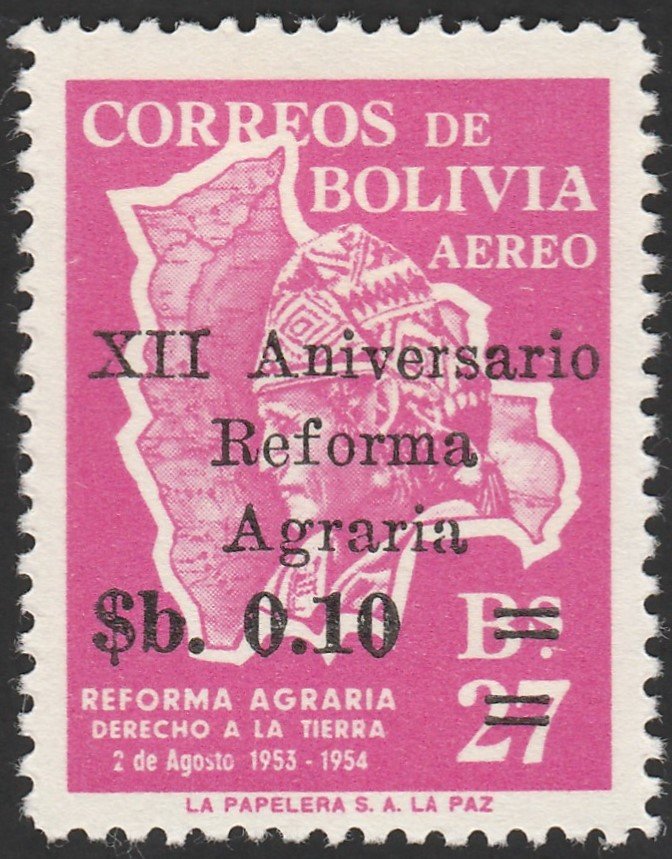 Anniversary of agricultural reform - surcharged