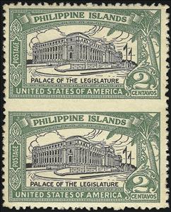 Se-tenant, Legislative Palace, Philippines,  , Buildings, Government Buildings, Palaces, Parliaments