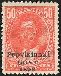 Stamp, King William Lunalilo, Hawaii,  