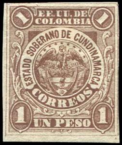 Stamp, Coat of Arms, Colombia,  , Coats of Arms