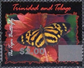2017 Surcharge on 2002 Butterflies Stamp