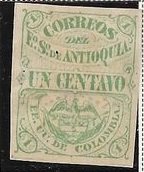 Stamp, Coat of Arms, Colombia,  , Coats of Arms