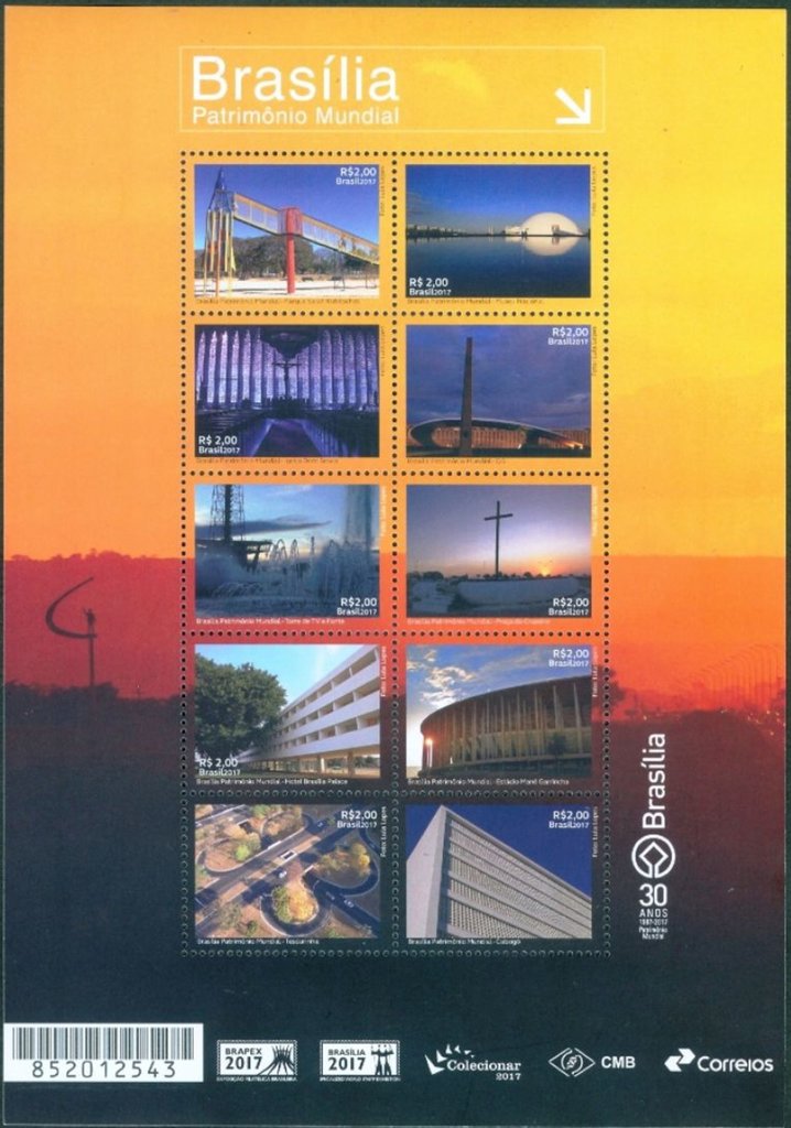 Brasilia : Patrimony of the World/Brasilia 2017 Stamp Expo