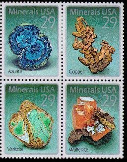 Minerals Block of 4