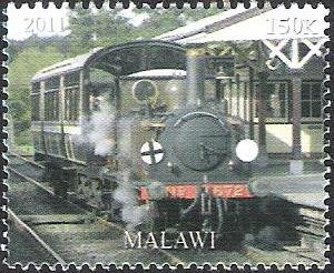 Stamp, Train, Cinderellas,  , Railways, Transport