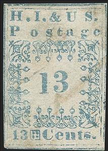 Stamp, Numeral 13, Hawaii,  , Numbers