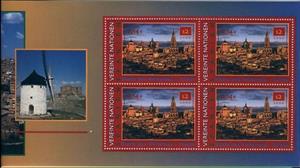 Booklet Pane, Historic City of Toledo, Spain (World Heritage 1986), UNO Vienna,  , UNESCO World Heritage Sites