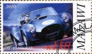 Stamp, AC Cobra 427, Cinderellas,  , Cars