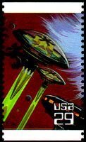 Stamp, Space Fantasy, United States of America,  