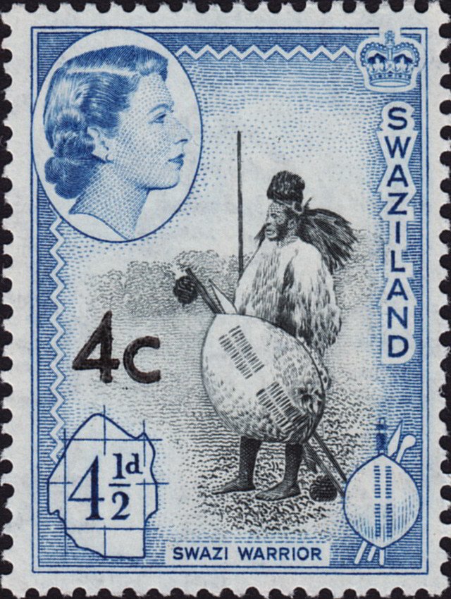 Swazi Warrior (thin surcharge)