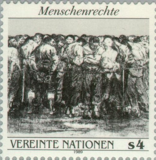 The Prisoners (1908), painting by Käthe Kollwitz