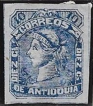 Stamp, Liberty, Colombia,  , Symbols
