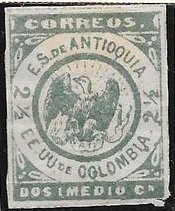 Stamp, Condor, Colombia,  , Birds, Coats of Arms