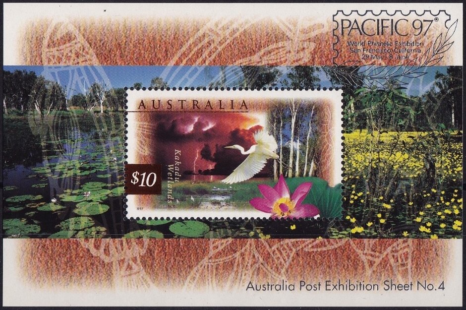 Philatelic Exhibition "PACIFIC '97", overprinted