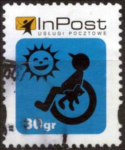 Stamp, InPost, Cinderellas,  , Disabled, Sun