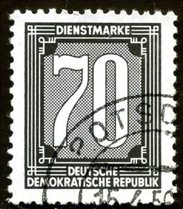Stamp, Official Stamps for Administration Post A (ZKD) (I) Reprint, Germany, Democratic Republic,  , Numbers