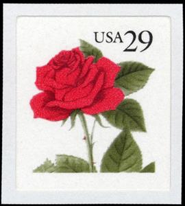 Stamp, Rose, United States of America,  , Flowers, Roses
