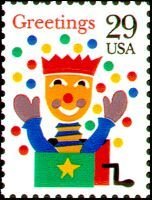 Stamp, Jack-in-the-Box, United States of America,  
