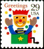 Stamp, Jack-in-the-Box, United States of America,  