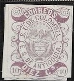 Stamp, Coats of Arms, Colombia,  , Coats of Arms