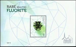 Souvenir Sheet, Melbourne International Stamp Exhibition, day 3, Australia,  , Gemstones