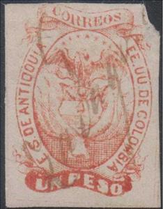 Stamp, Coats of Arms, Colombia,  , Coats of Arms