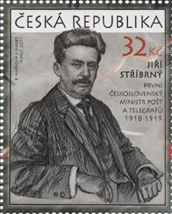 Stamp, Jiří Stříbrný (1880–1955), Czech Republic,  , Postal History