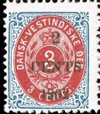 Numeral type surcharged