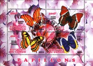 Mini Sheet, Papillons, Cinderellas,  , Animals (Fauna), Butterflies