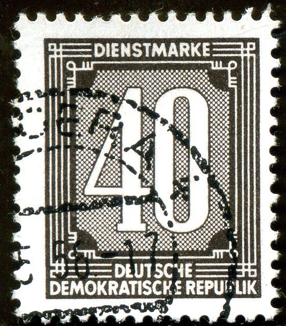 Official Stamps for Administration Post A (ZKD) (I) Reprint