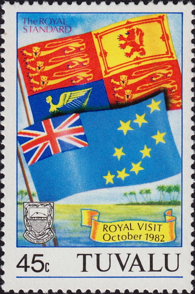 Flag of Tuvalu and Royal Standard