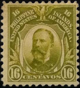 Stamp, Admiral William Thomas Sampson (1840-1902), Philippines,  , Admirals, Famous People, Men