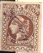 Stamp, Liberty, Colombia,  
