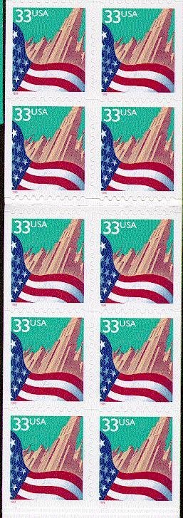 Booklet, Flag over City, United States of America,  