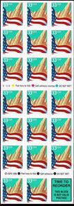 Booklet, Flag over City, United States of America,  