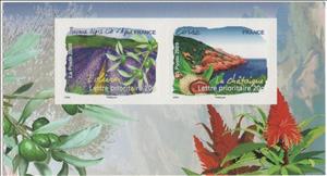 Booklet Pane, Plants of the South, France,  , Flowers, Plants (Flora)