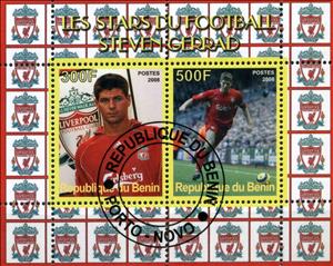 Mini Sheet, Steven Gerrad, Cinderellas,  , Football (Soccer), People