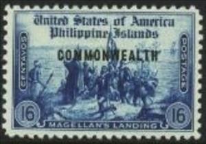 Stamp, Magellan's landing, Philippines,  , Anniversaries and Jubilees, Colonisation, Flags, Sailing Ships