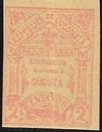 Stamp, Ornaments and Coat of Arms, Colombia,  , Coats of Arms, Locomotives