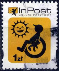 Stamp, InPost, Cinderellas,  , Disabled, Sun