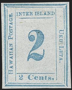 Stamp, Numeral 2, Hawaii,  