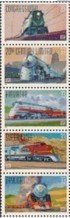 Se-tenant, All Aboard!, United States of America,  , Railways