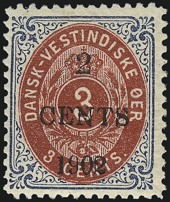 Numeral type surcharged