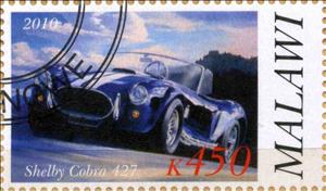 Stamp, Shelby Cobra 427, Cinderellas,  , Cars