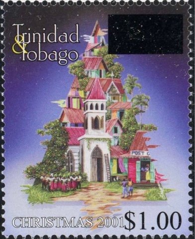 2017 Surcharge on 2001 Christmas Stamp