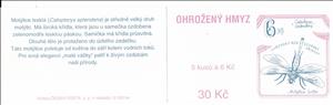 Booklet, Banded Demoiselle (Calopteryx splendens), Czech Republic,  , Animals (Fauna), Insects